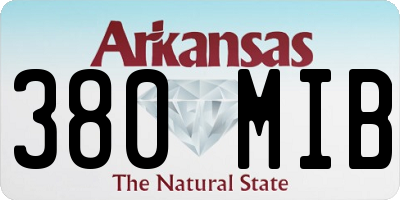 AR license plate 380MIB