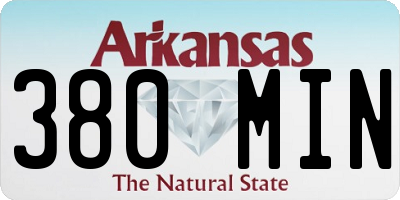 AR license plate 380MIN