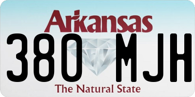 AR license plate 380MJH