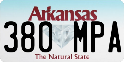 AR license plate 380MPA