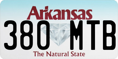 AR license plate 380MTB