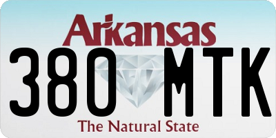 AR license plate 380MTK
