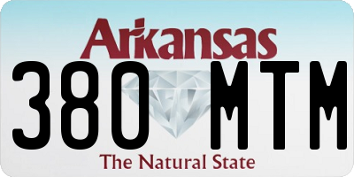AR license plate 380MTM