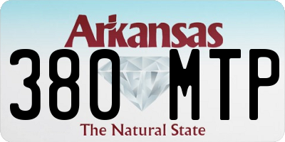 AR license plate 380MTP
