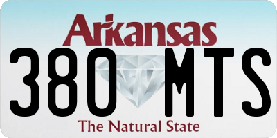 AR license plate 380MTS
