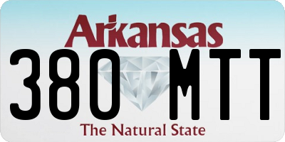 AR license plate 380MTT