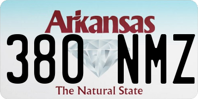 AR license plate 380NMZ