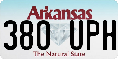 AR license plate 380UPH