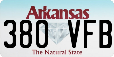 AR license plate 380VFB