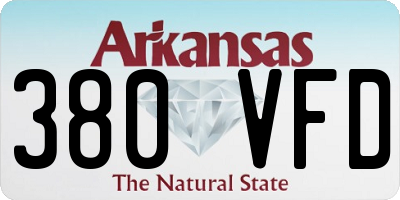 AR license plate 380VFD