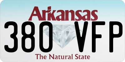 AR license plate 380VFP