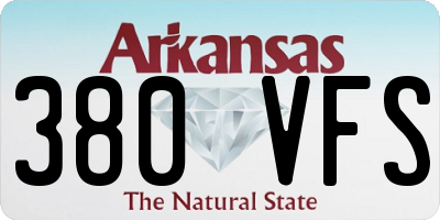 AR license plate 380VFS
