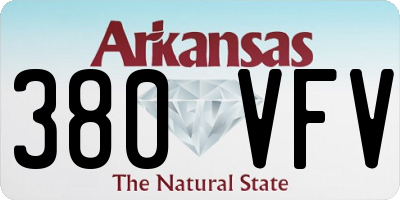 AR license plate 380VFV
