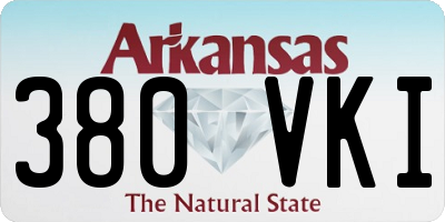 AR license plate 380VKI