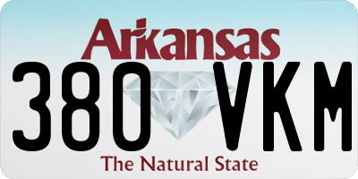 AR license plate 380VKM