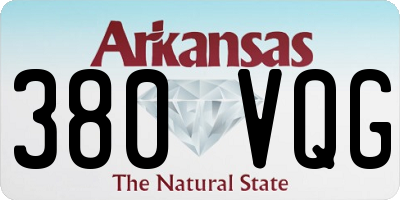 AR license plate 380VQG