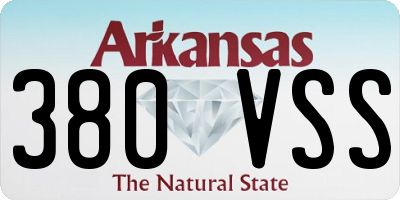 AR license plate 380VSS