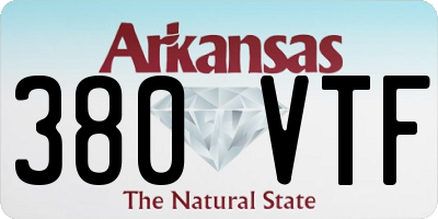 AR license plate 380VTF