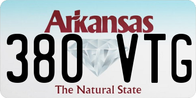 AR license plate 380VTG