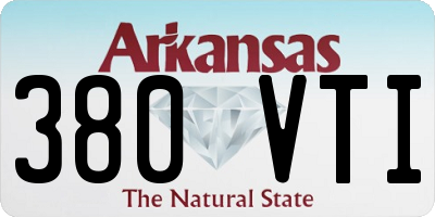 AR license plate 380VTI
