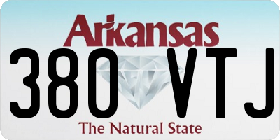 AR license plate 380VTJ