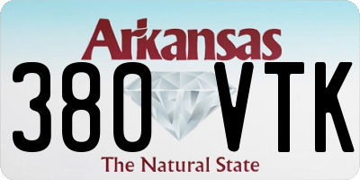 AR license plate 380VTK