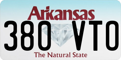 AR license plate 380VTO
