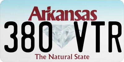AR license plate 380VTR