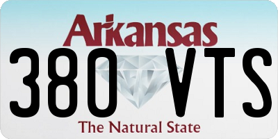 AR license plate 380VTS