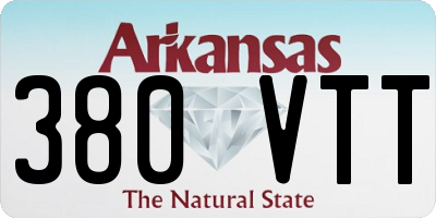 AR license plate 380VTT