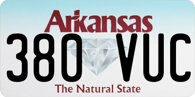 AR license plate 380VUC