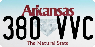 AR license plate 380VVC