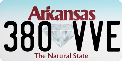 AR license plate 380VVE