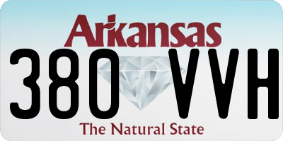 AR license plate 380VVH