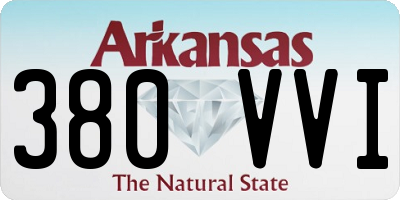 AR license plate 380VVI