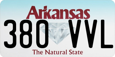 AR license plate 380VVL