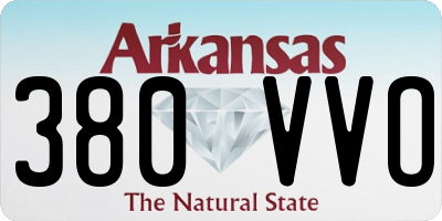 AR license plate 380VVO