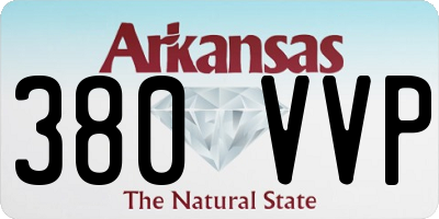 AR license plate 380VVP