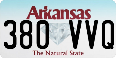 AR license plate 380VVQ