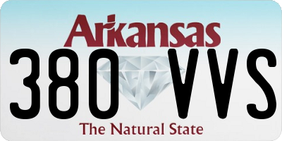 AR license plate 380VVS