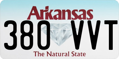 AR license plate 380VVT