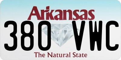 AR license plate 380VWC