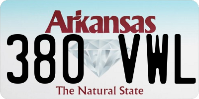 AR license plate 380VWL