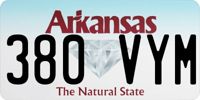 AR license plate 380VYM