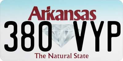 AR license plate 380VYP