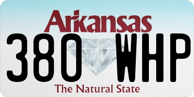 AR license plate 380WHP
