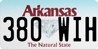 AR license plate 380WIH