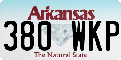 AR license plate 380WKP