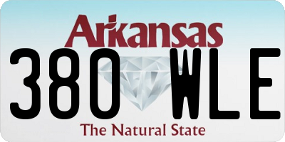 AR license plate 380WLE