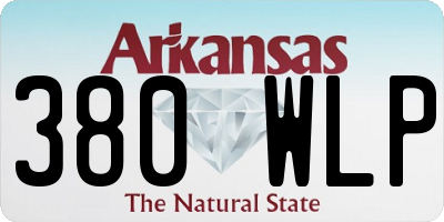 AR license plate 380WLP